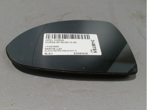 GLACE RETROVISEUR EXT G OPEL CORSA 06-09