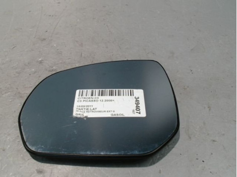 GLACE RETROVISEUR EXT G CITROEN C3 PICASSO 2008-