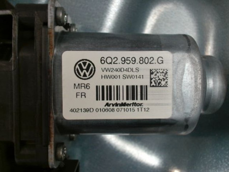 MECANISME+MOTEUR LEVE-GLACE AVANT GAUCHE VOLKSWAGEN POLO 2005-