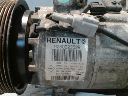 COMPRESSEUR AIR CONDITIONNE RENAULT CAPTUR