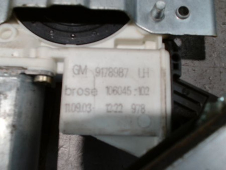 MECANISME+MOTEUR LEVE-GLACE AVANT GAUCHE OPEL VECTRA GTS 5P