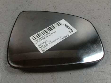 GLACE RETROVISEUR EXT D DACIA SANDERO 2008-