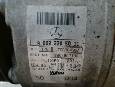 COMPRESSEUR AIR CONDITIONNE MERCEDES CLASSE C BREAK 2004-