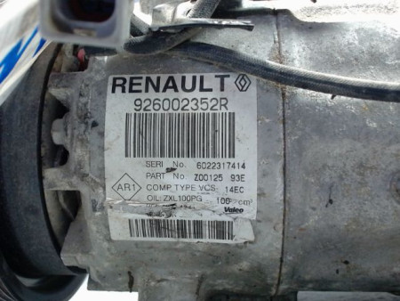 COMPRESSEUR AIR CONDITIONNE RENAULT CAPTUR