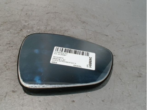 GLACE RETROVISEUR EXT D CITROEN C3 2009-