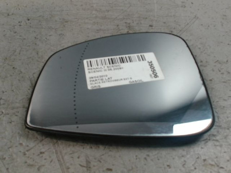 GLACE RETROVISEUR EXT G RENAULT SCENIC III 2009-