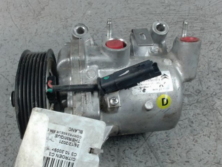 COMPRESSEUR AIR CONDITIONNE CITROEN C3 2009-