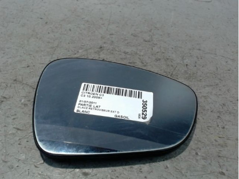 GLACE RETROVISEUR EXT D CITROEN C3 2009-