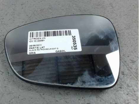 GLACE RETROVISEUR EXT G CITROEN C3 2009-