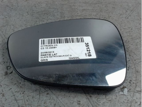 GLACE RETROVISEUR EXT G CITROEN C3 2009-