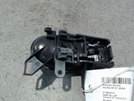 POIGNEE INTERIEURE PORTE AVANT GAUCHE NISSAN MICRA 2009-