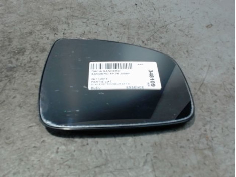 GLACE RETROVISEUR EXT D DACIA SANDERO 2008-