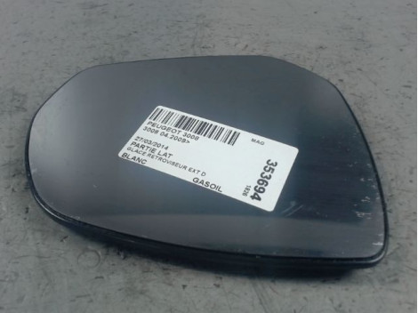 GLACE RETROVISEUR EXT D PEUGEOT 3008 2009-