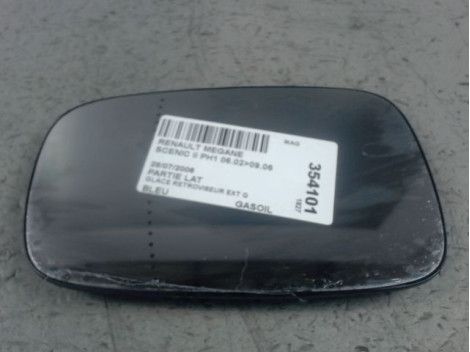 GLACE RETROVISEUR EXT G RENAULT SCENIC II PH1 02-06