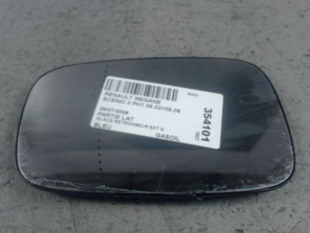 GLACE RETROVISEUR EXT G RENAULT SCENIC II PH1 02-06