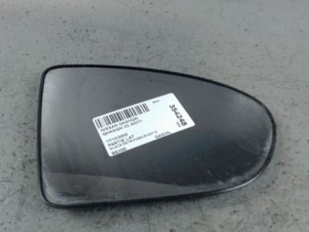 GLACE RETROVISEUR EXT D NISSAN QHASQAI 2007-