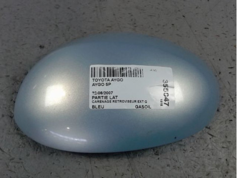 CARENAGE RETROVISEUR EXTERIEUR GAUCHE TOYOTA AYGO 5P