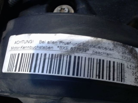 MOTEUR DIESEL VOLKSWAGEN GOLF V 2003-2009 1.9 TDI