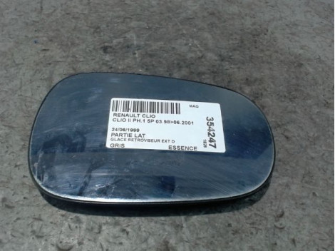GLACE RETROVISEUR EXT D RENAULT CLIO II PH.1 98-2001