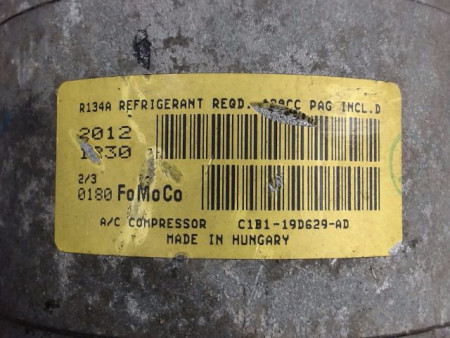 COMPRESSEUR AIR CONDITIONNE FORD FIESTA 2010-