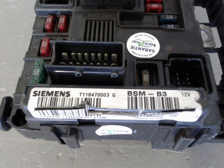 BOITE A FUSIBLES CITROEN C3 2002-2005