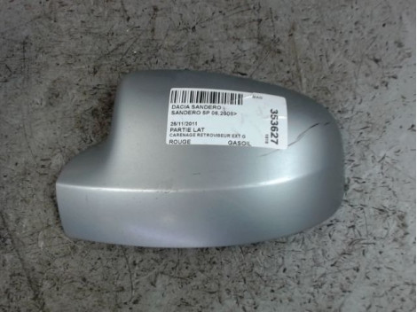 CARENAGE RETROVISEUR EXTERIEUR GAUCHE DACIA SANDERO 2008-
