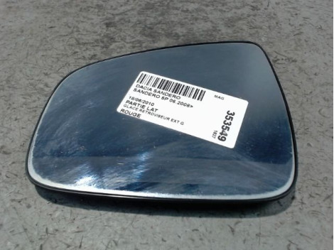 GLACE RETROVISEUR EXT G DACIA SANDERO 2008-