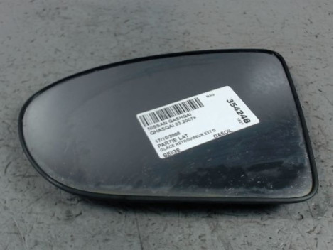 GLACE RETROVISEUR EXT G NISSAN QHASQAI 2007-