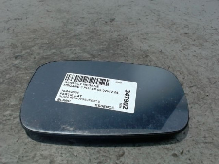 GLACE RETROVISEUR EXT D RENAULT MEGANE II PH1 02-05