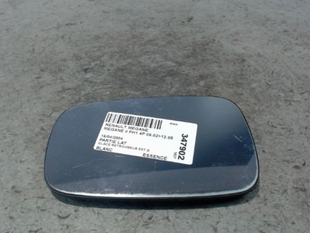 GLACE RETROVISEUR EXT G RENAULT MEGANE II PH1 02-05