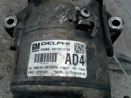 COMPRESSEUR AIR CONDITIONNE OPEL ZAFIRA 2006-