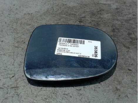 GLACE RETROVISEUR EXT D RENAULT TWINGO 2 2010-