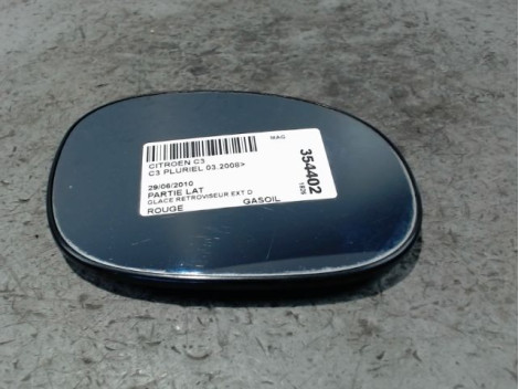 GLACE RETROVISEUR EXT D CITROEN C3 PLURIEL 2008-