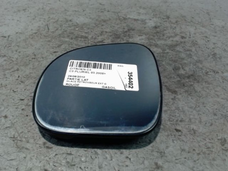 GLACE RETROVISEUR EXT G CITROEN C3 PLURIEL 2008-