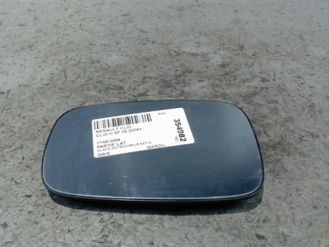 GLACE RETROVISEUR EXT G RENAULT CLIO III 2005-