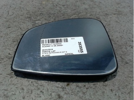 GLACE RETROVISEUR EXT G RENAULT SCENIC III 2009-
