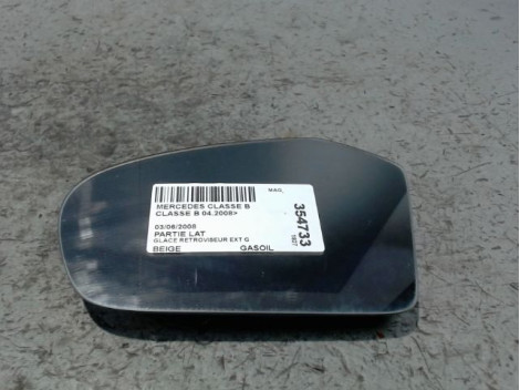 GLACE RETROVISEUR EXT G MERCEDES CLASSE B 2008-