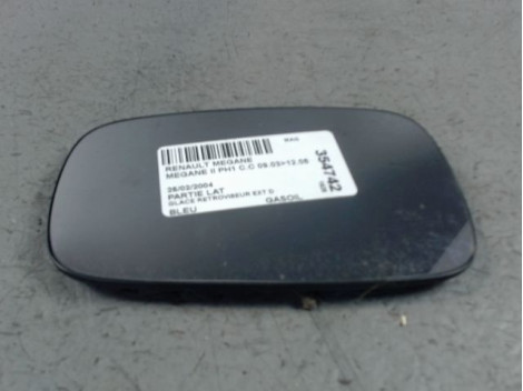 GLACE RETROVISEUR EXT D RENAULT MEGANE II PH1 C.C 03-05