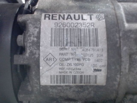 COMPRESSEUR AIR CONDITIONNE RENAULT CLIO IV