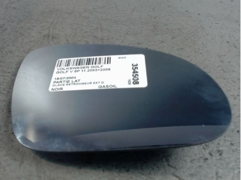 GLACE RETROVISEUR EXT D VOLKSWAGEN GOLF V 2003-2009
