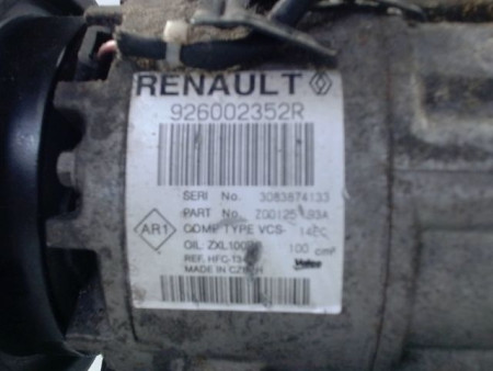 COMPRESSEUR AIR CONDITIONNE RENAULT CLIO IV