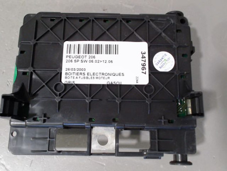BOITE A FUSIBLES PEUGEOT 206 SW 02-06