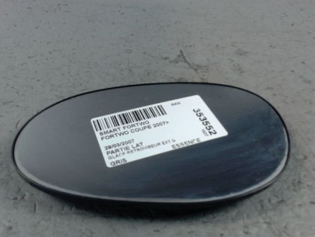 GLACE RETROVISEUR EXT G SMART FORTWO COUPE 2007-