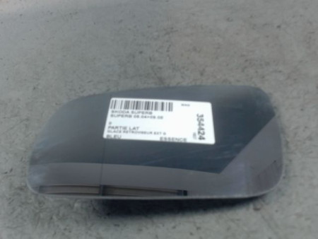 GLACE RETROVISEUR EXT G SKODA SUPERB 04-08