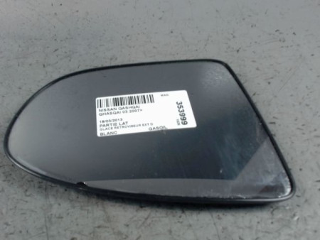 GLACE RETROVISEUR EXT D NISSAN QHASQAI 2007-
