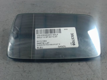 GLACE RETROVISEUR EXT G VOLKSWAGEN GOLF III 92-97