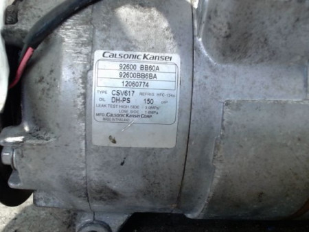 COMPRESSEUR AIR CONDITIONNE NISSAN QHASQAI 2007-