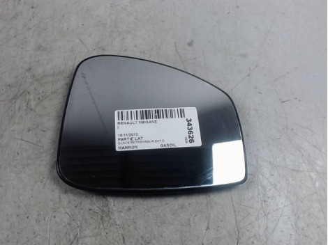 GLACE RETROVISEUR EXT D RENAULT SCENIC III 2009-