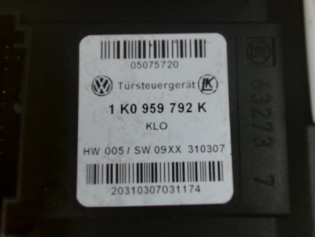 MECANISME+MOTEUR LEVE-GLACE AVANT DROIT VOLKSWAGEN GOLF V PLUS 2005-